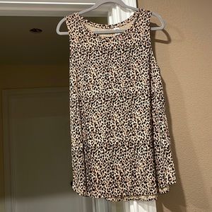 Women XL leopard tank top from Old Navy
